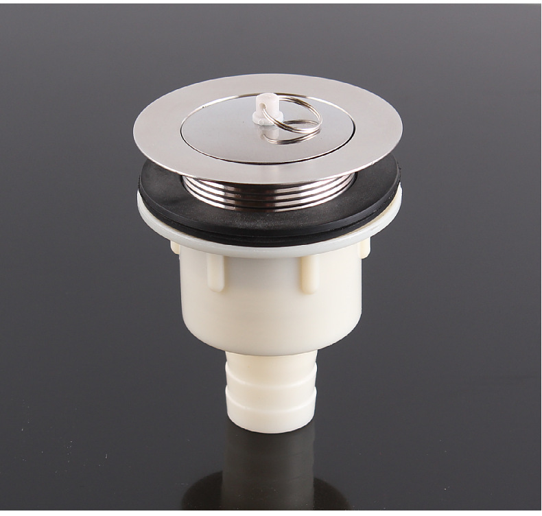 厂家直销提拉不锈钢水槽拉丝下水器拖把池菜盆下水器40 50 110型