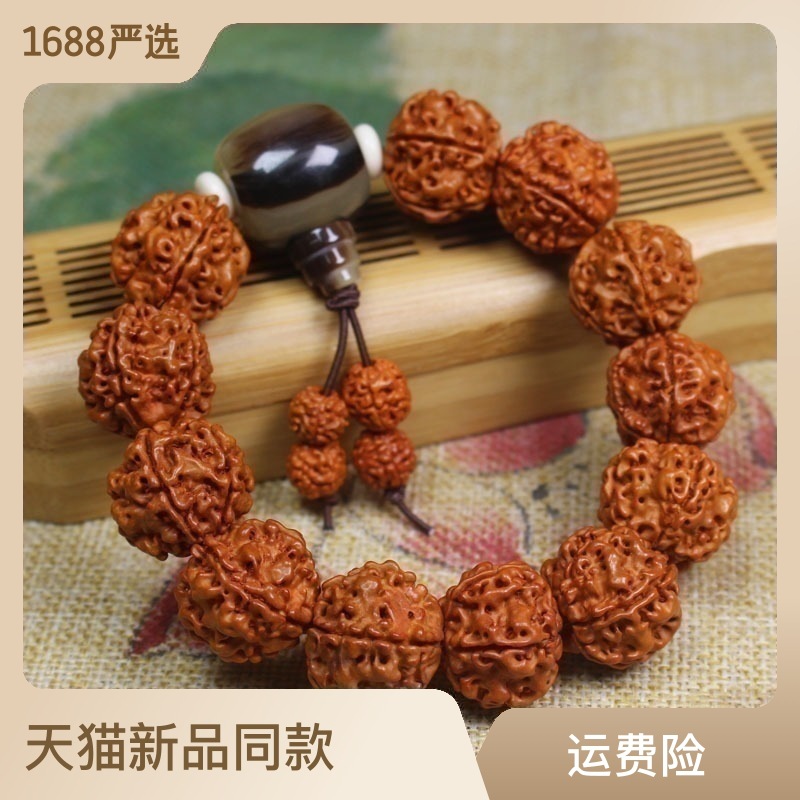 factory direct sales nepal rudraksha bracelet ox bone beeswax five faces bodhi seed beads bracelet wholesale