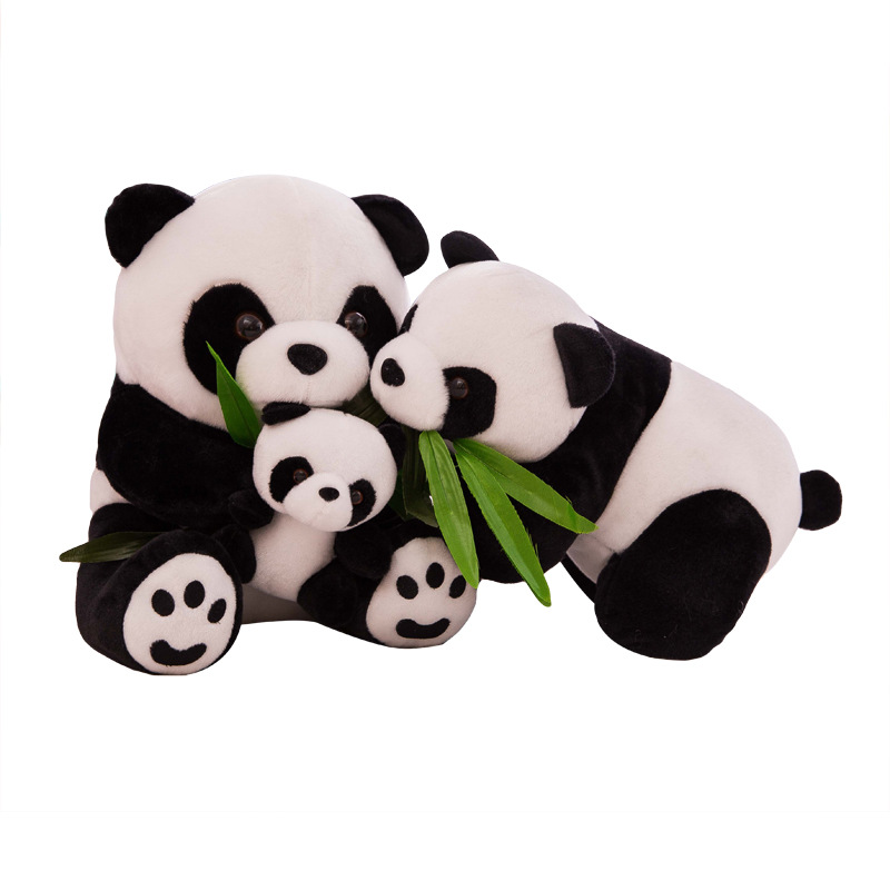 Cute Little Panda Plush Toy National Treasure Simulation Giant Panda Doll Tourist Souvenir Doll Ragdoll Wholesale