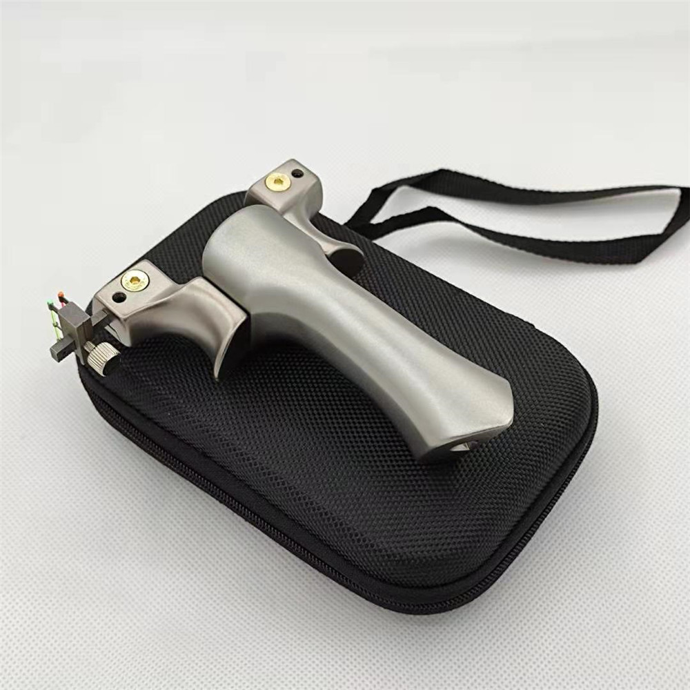 荣耀弹弓夹片弓门 荣耀tc21钛合金飞虎快压户外扁皮弹弓厂家批发