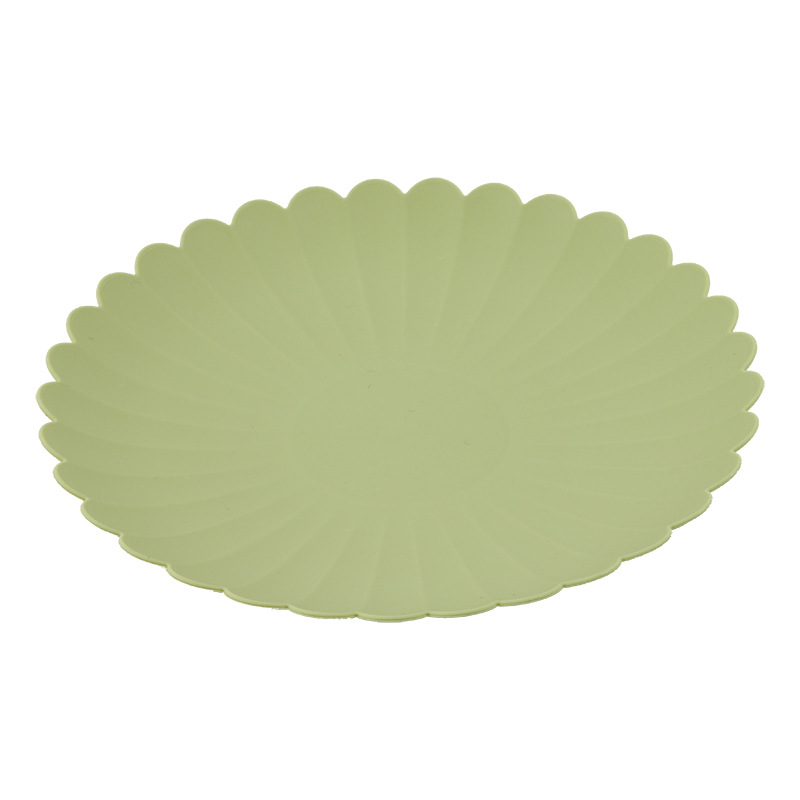 Creative Household Bone Dish round round Fillet Dish Plastic Fruit Bone Dish Plate Dim Sum Plate Dried Fruit Flat Ware Side Plate