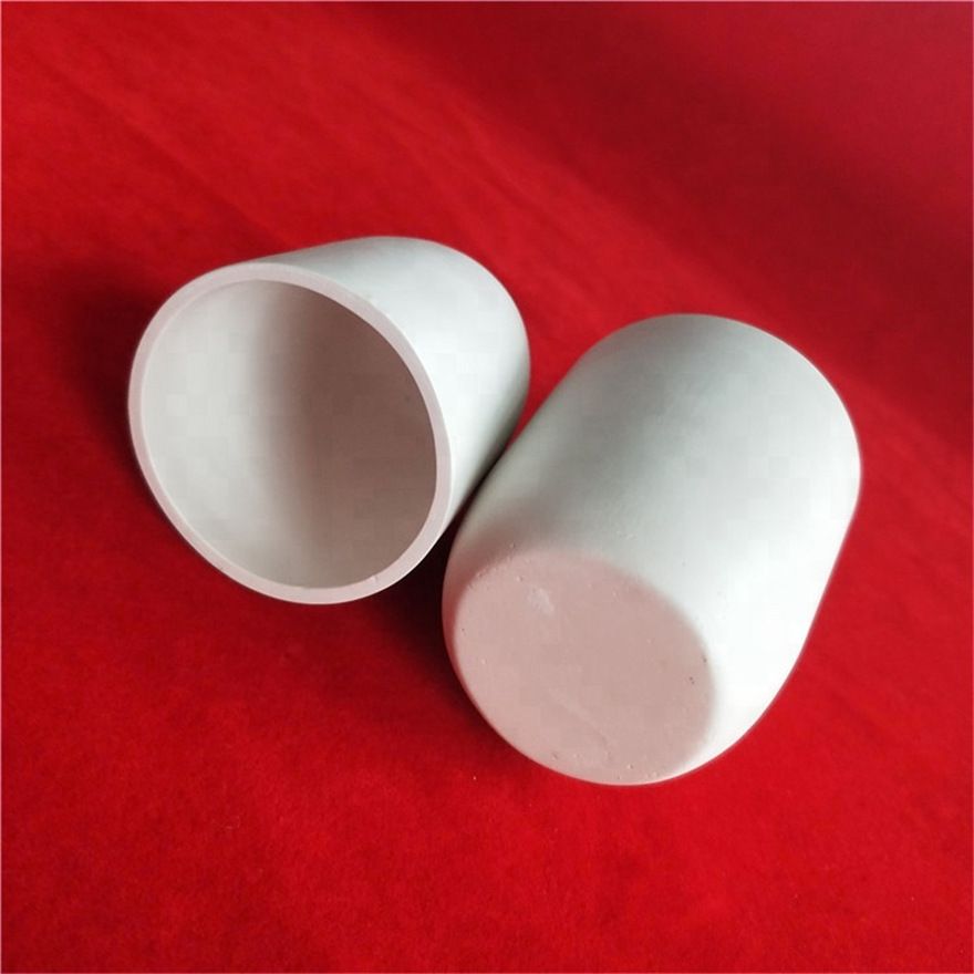 高温氧化锆坩埚氧化锆陶瓷坩埚1800度氧化锆坩埚