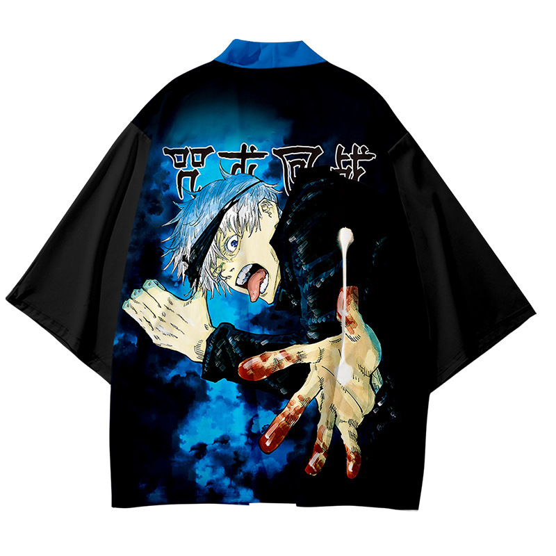 2020新动漫咒术回战羽织两面宿傩cosplay服装和服浴衣虎杖悠仁 砖