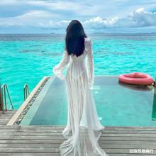 海南三亚旅游沙滩裙女显瘦海边度假连衣裙适合拍照衣服超仙裙子仙