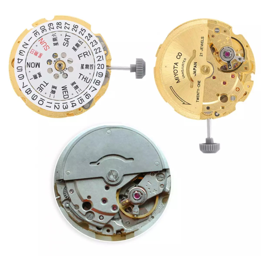 机械表机芯 8200金色双日历机芯 国产8200金机 8200国产机芯金色