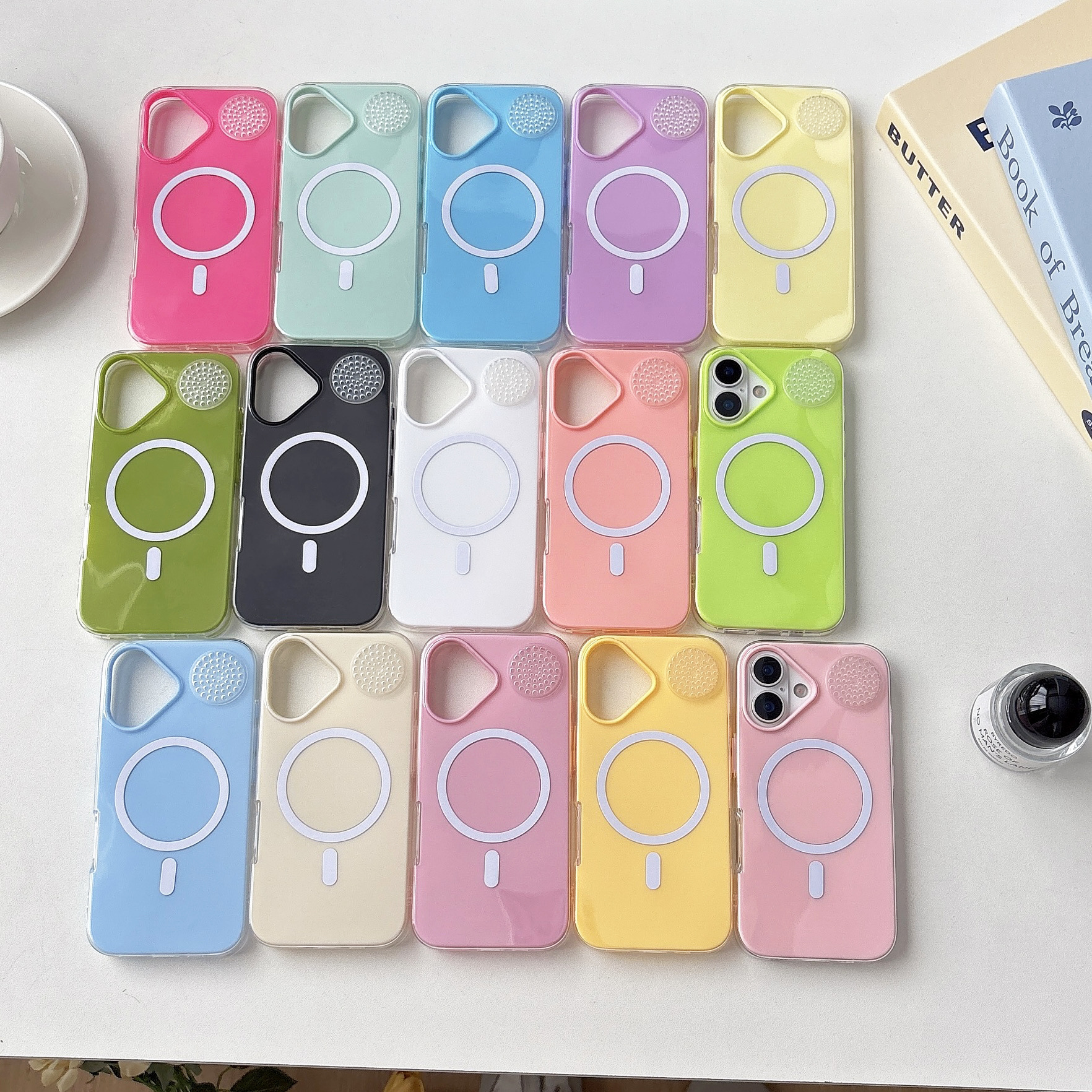 适用iPhone15proxr潮牌磁吸15创意香薰13手机壳苹果16细圈磁吸MAX