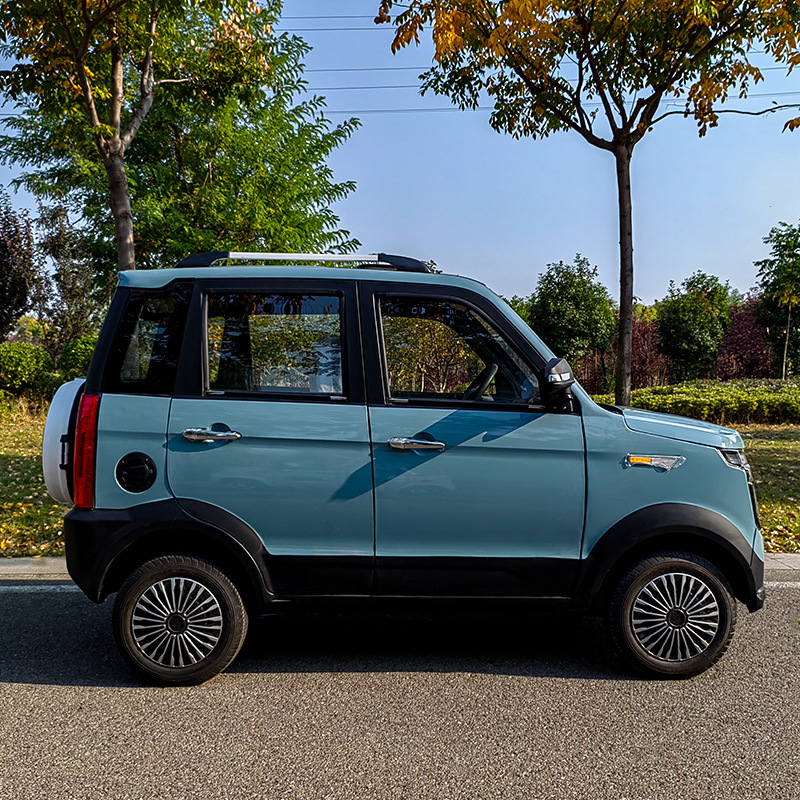 低速四轮电动车成人 家用新款老人代步 油电两用电瓶车接送孩子