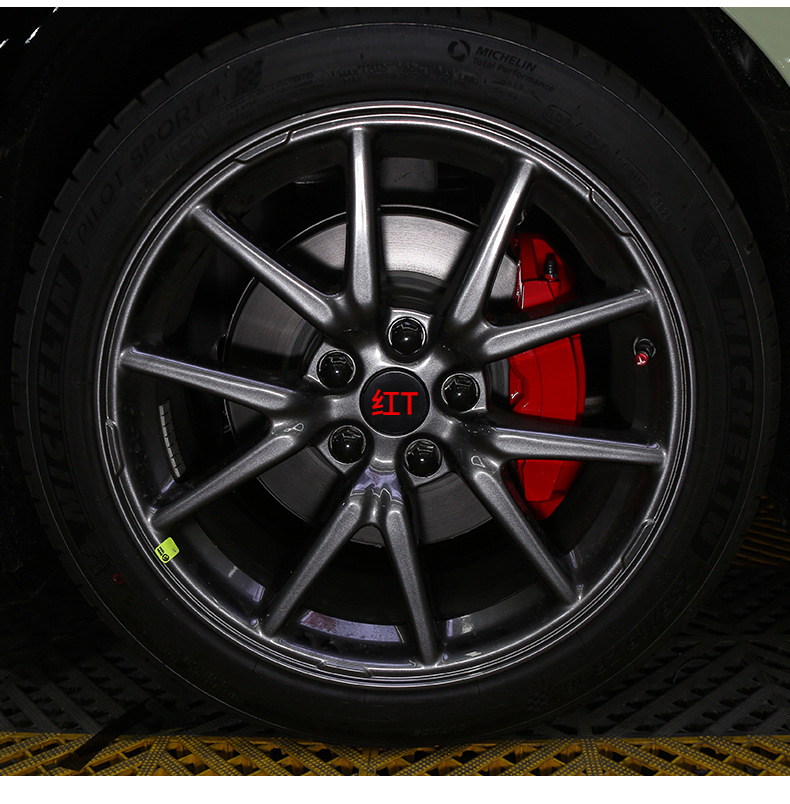 适用于21款特斯拉model3/y专用轮毂盖套件配件18寸19寸标志螺丝帽