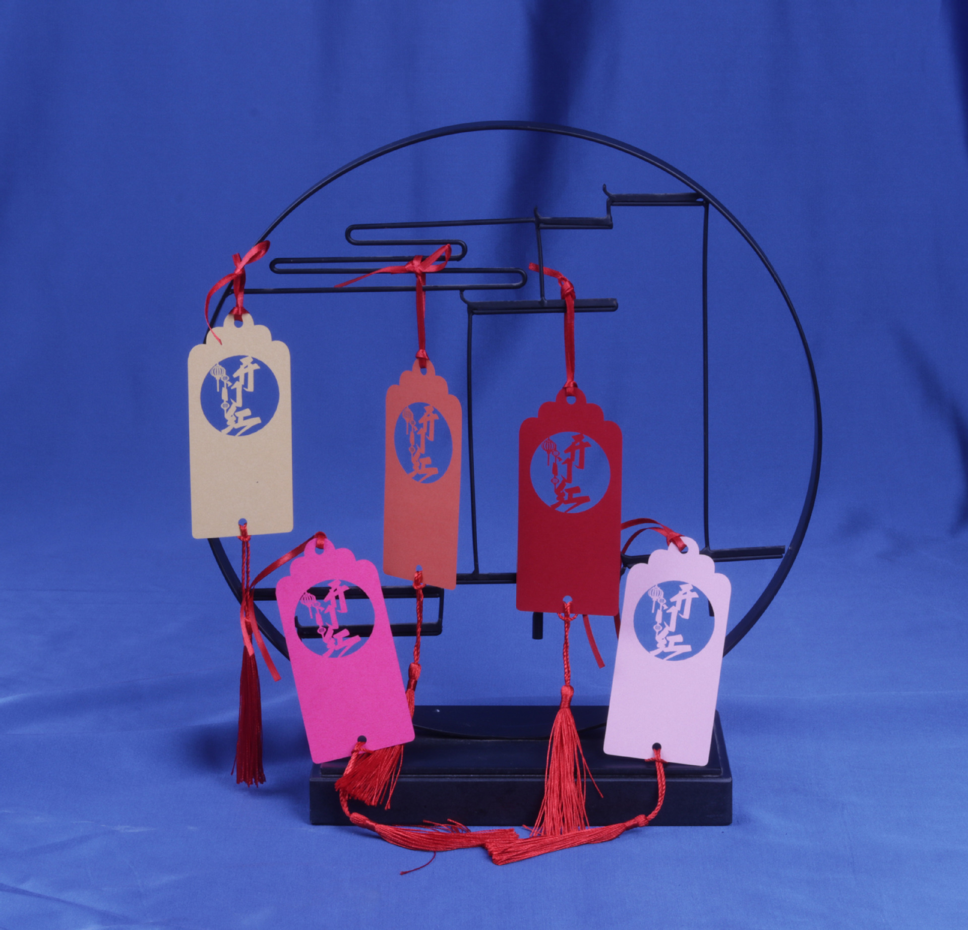 春节许愿吊卡 祈福卡挂件牌子 新年红色卡片 元旦福卡 装饰贺卡