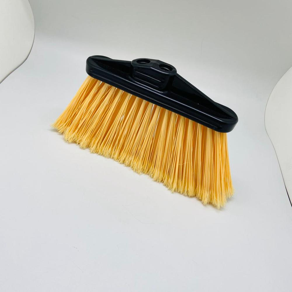 塑料扫把双孔扫把头替换软硬毛扫把家用扫帚劳保工厂批发