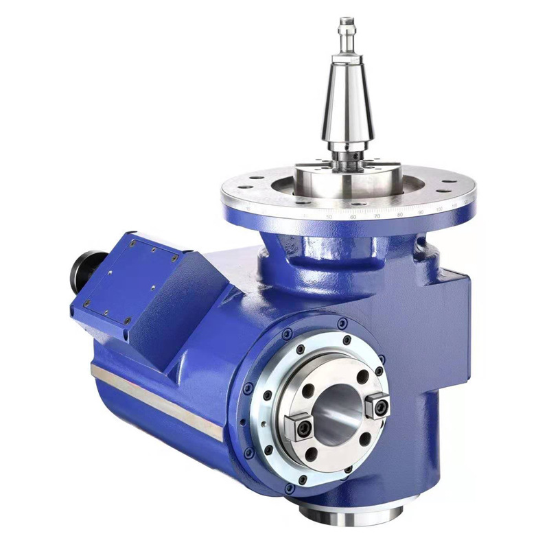 台湾名扬龙门侧铣头台湾铣头ks-a91立卧输出立轴联动锁刀角度头