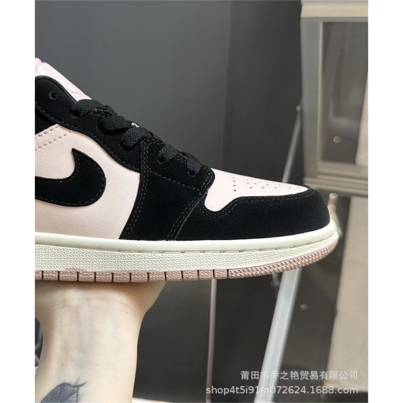 莆田鞋高版本乔丹aj1低帮男鞋倒钩女鞋运动鞋奶茶粉情侣球鞋酷灰