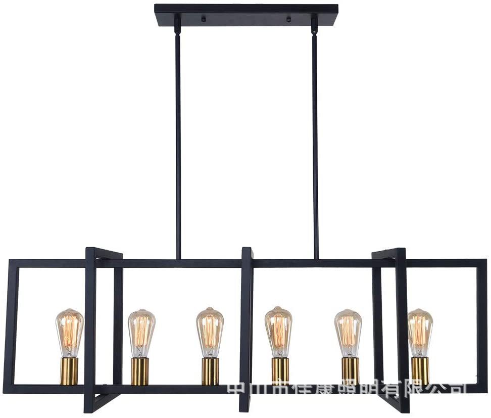 欧美工业个性简易创意餐厅酒吧火锅店美式乡村铁艺铁架吊灯田园