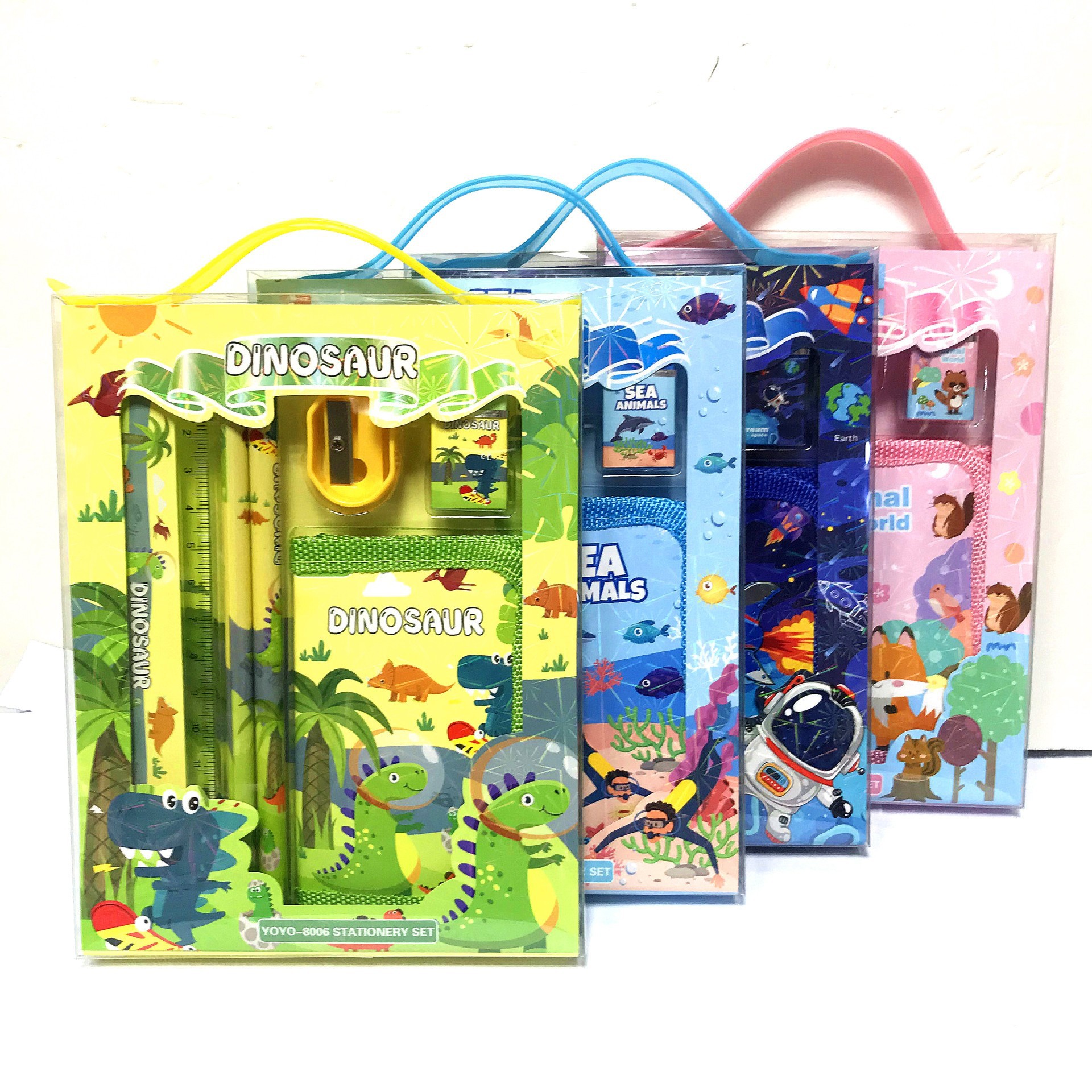 Children's Gift Student Stationery Set School Supplies Pencil Case Pencil Set Kindergarten Gift Animal