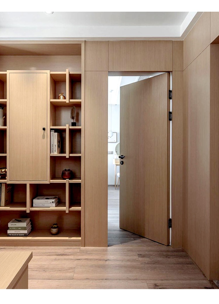 厂家定做室内实木隐形门卧室平开隐藏暗门客厅背景墙密室门