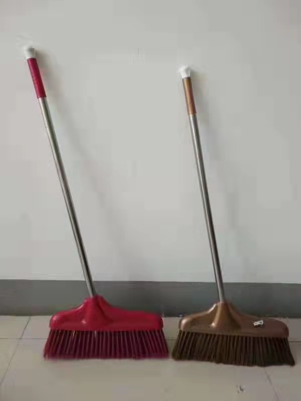 Broom King Factory Direct Sales Plastic Broom Household Broom Does Not Hurt the Floor plus-Sized Head Single Broom