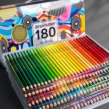 本范儿彩色铅笔批发72色水溶性彩铅套装儿童小学生48色油性彩铅笔