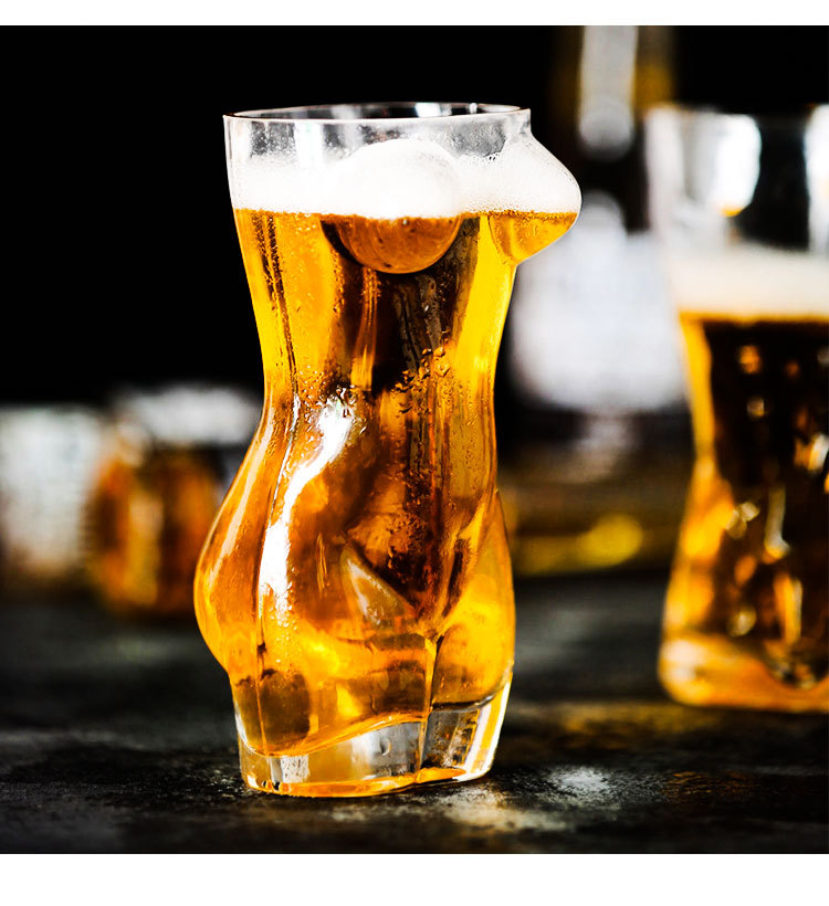 创意恶搞情趣人体啤酒杯酒吧夜店猛男美女个性子弹杯白酒杯英雄杯