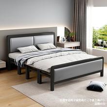 折叠床家用单人床出租房用1.2米1.5米简易床架现代简约铁艺午休床