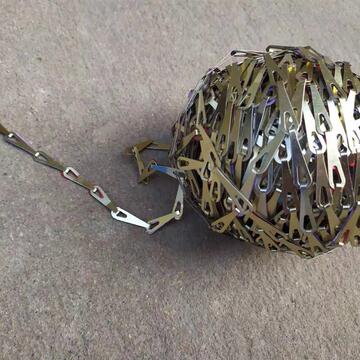 吊链铁链链瓜子链灯具配件日光灯应急灯安全吊链约100米一根跨境