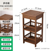 茶水柜茶边柜置物架家用茶叶柜办公室茶桌茶台边茶具收纳储物架子