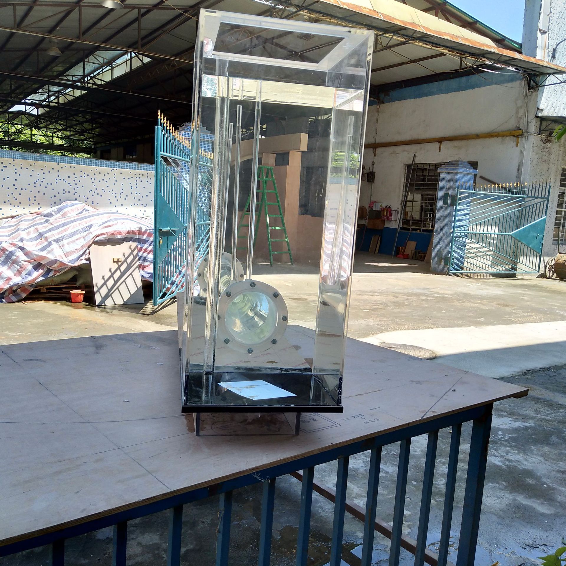 厂家专业制作亚克力水箱 有机玻璃实验装置 亚克力透明实验水箱