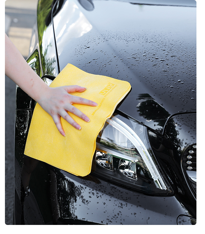 擦车布专用汽车用擦玻璃吸水非鹿皮抹布麂皮布鸡皮毛巾洗车不掉毛