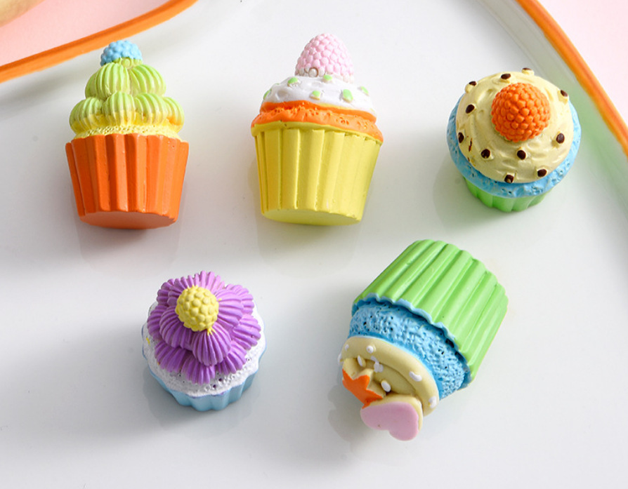 Simulation Candy Toy Resin Cupcake