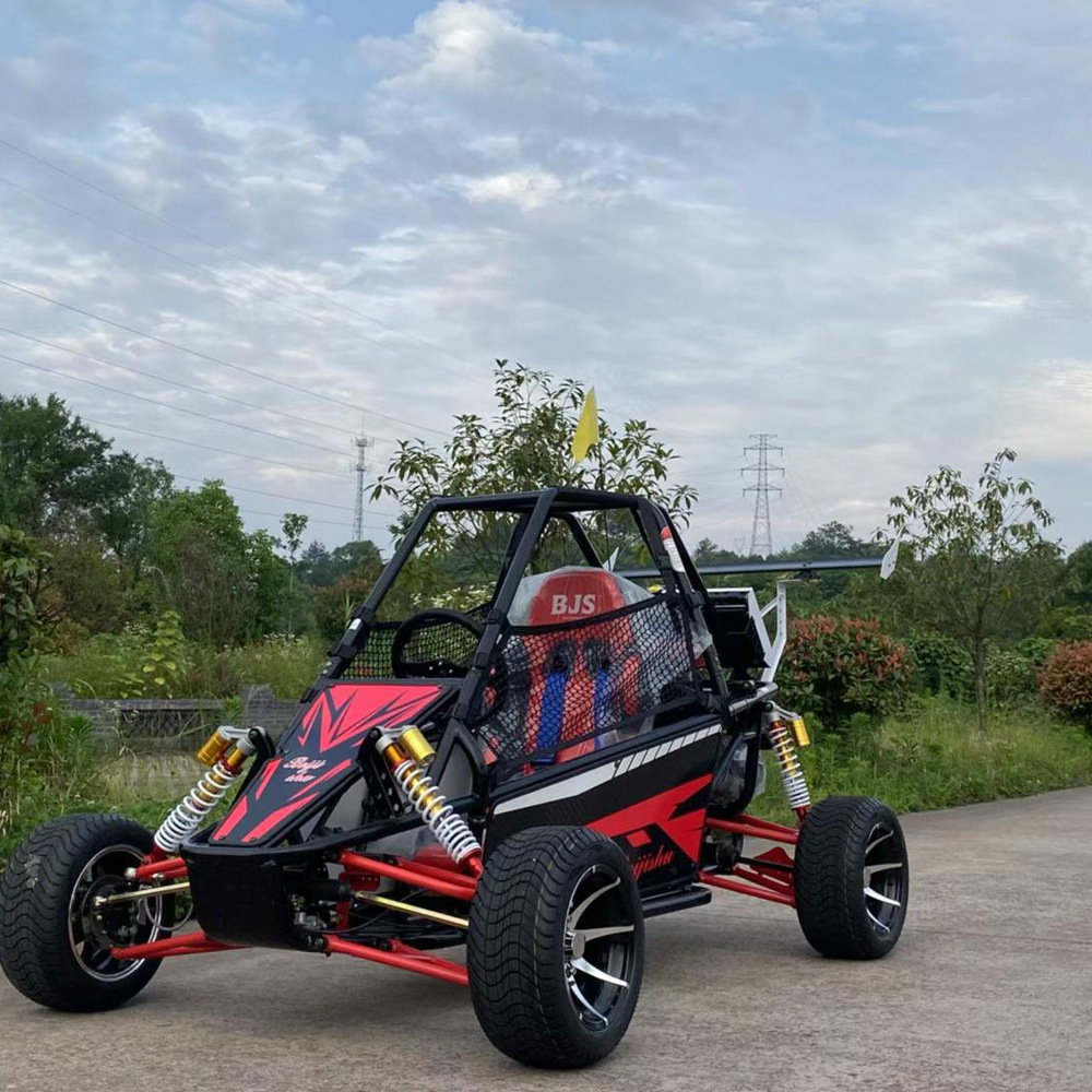 汽油单座越野卡丁车 户外爬山涉水沙滩车 四轮方向盘游玩车-阿里巴巴