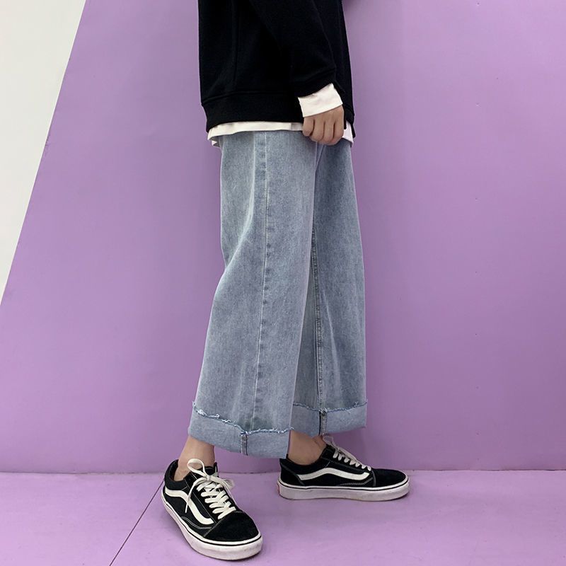 Skinny Jeans Retro Women's Spring 2023 New American Raw Hem High Waist Horseshoe Pants Flared Pants Ins