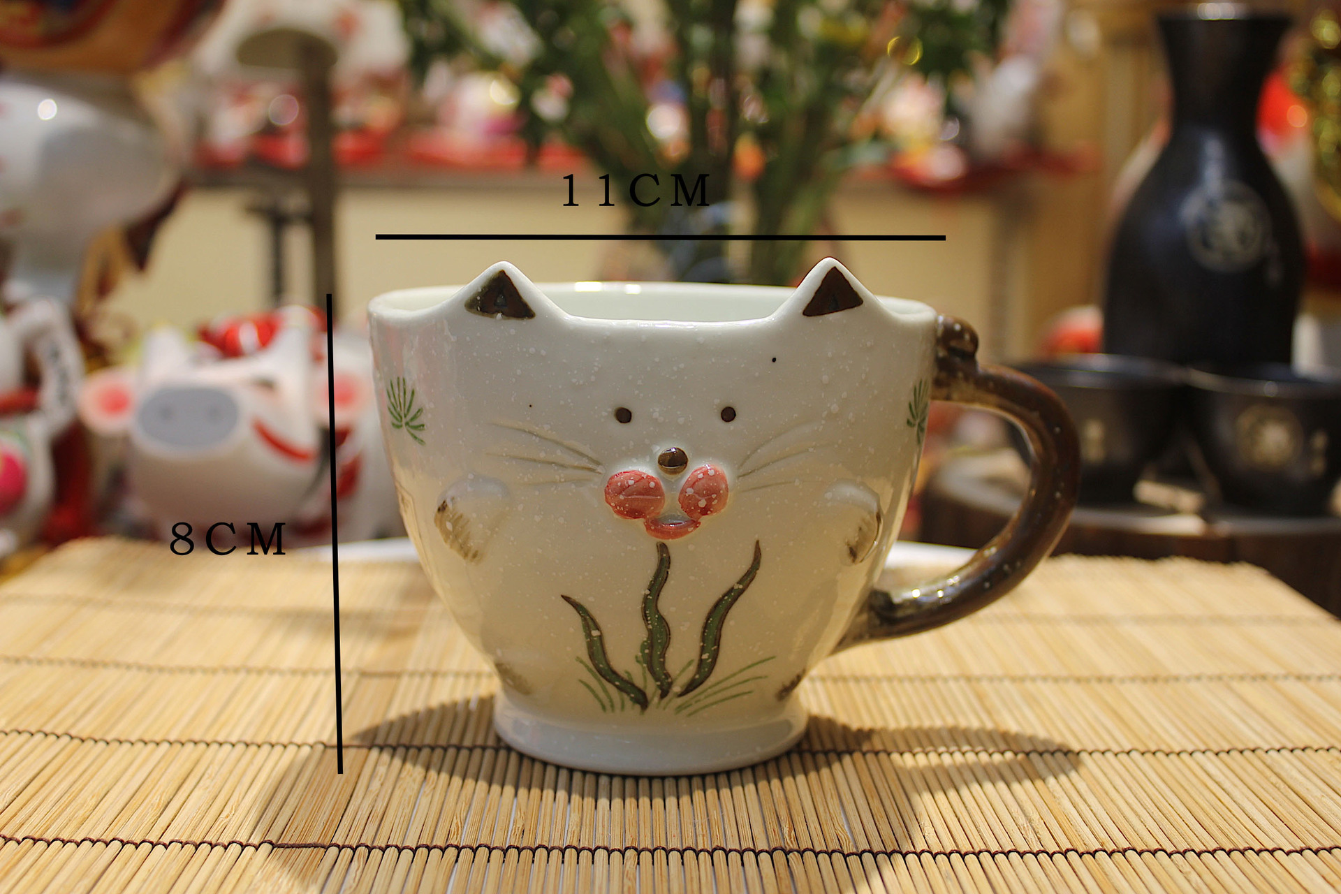 乐喵超萌立体动物猫咪马克杯子陶瓷大容量水杯创意可爱卡通陶瓷杯