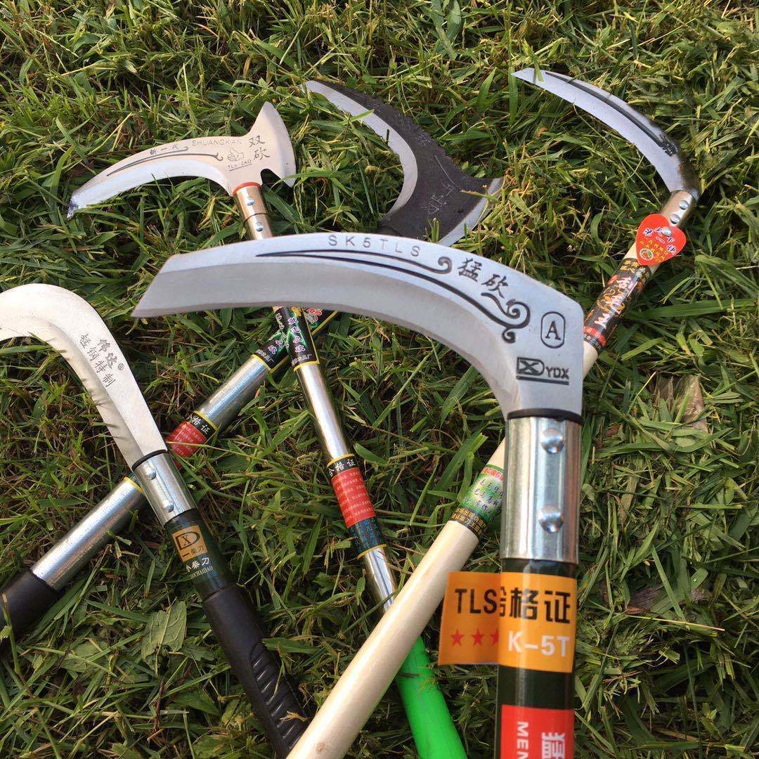 镰刀 锰钢镰刀砍镰双砍镰刀头 钐镰割草 砍镰园林户外