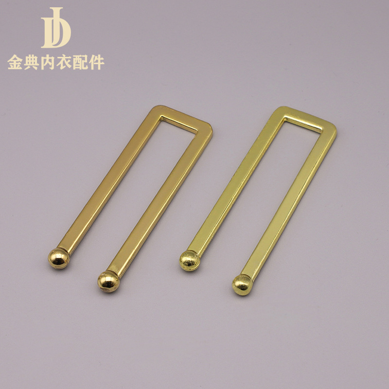 jindian new alloy connection buckle clothing accessories wholesale swimwear accessories electroplating non-magnetic adjustable buckle underwear accessories