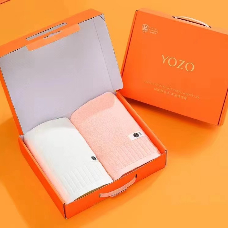 [Activity Gift] Youzhu Shijia Pure Cotton Towel Orange Gift Set Orange Store Opening Business Activity