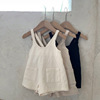 2021 Korean Edition children Summer wear new pattern men and women fashion Western style Easy comfortable Solid leisure time straps shorts 2021 Korean Edition children Summer wear new pattern men and women fashion Western style Easy comfortable Solid leisure time straps shorts