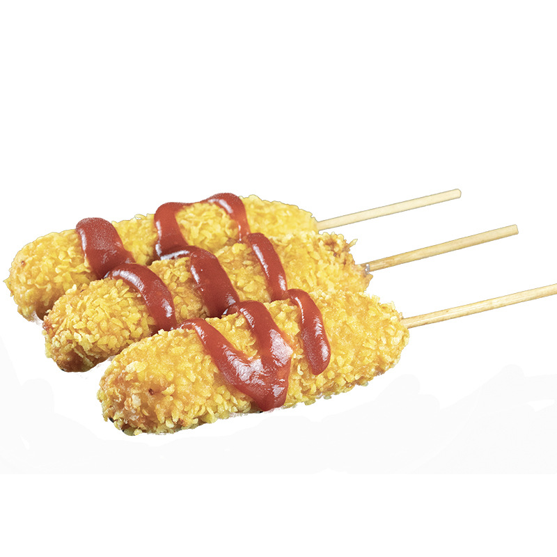 佳和利芝士热狗棒韩国网红拉丝芝士棒烤肠串油炸小吃半成品商用