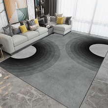 跨境地毯全铺高级感客厅沙发茶几毯北欧简约现代抽象卧室满铺地毯