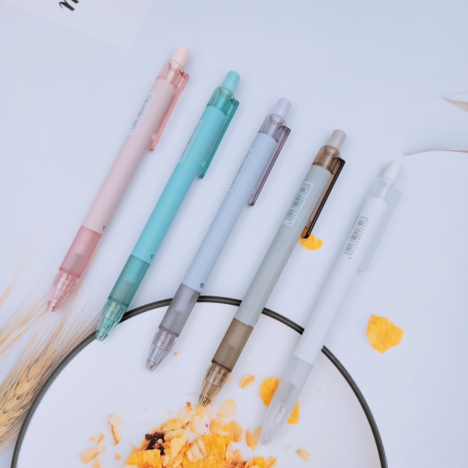 爱好文具新品9456烟熏色系自动铅笔 学生按压活动铅笔批发