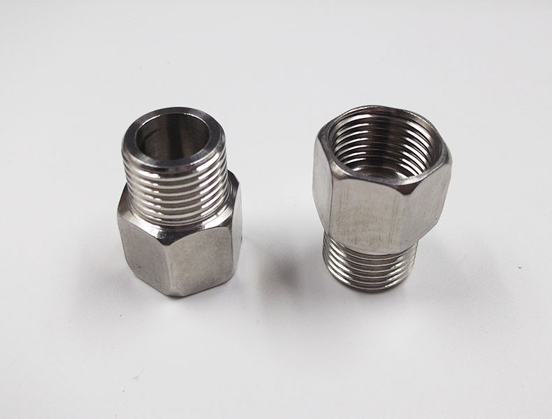 立勤304/201钢不锈钢内外丝直接4分6分/6*4内外牙直通内外对接头