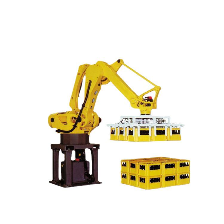 东莞亿思特 低位曲臂式全自动码垛机器人整托盘纸箱体搬运机械臂