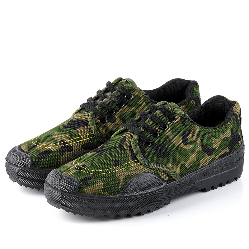 Liberation Shoes Wholesale Men‘s Shoes Wear-Resistant Breathable Training Shoes Military Training Shoes Labor Protection Shoes for Migrant Workers Construction Site Rubber Shoes Work Shoes