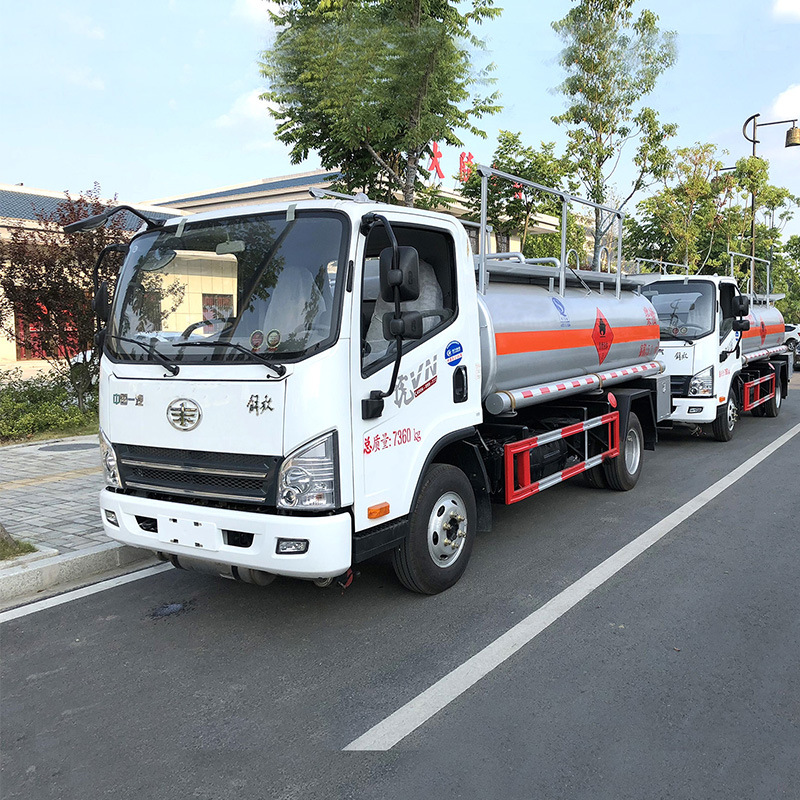 国六解放牌4吨蓝牌油罐车 外形美观,性能优越 可出口-阿里巴巴