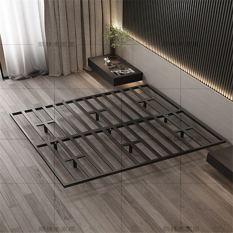 钢架床现代简约悬浮床钢架无床头床铁架公寓小户型铁艺床架可定作