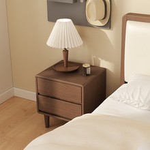 柜家用小型床边置冬木纯实木床头柜物简易收纳柜简约现代卧室储物