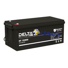 DELTA蓄电池 DT12200 12V200AH 门禁管理 报警系统备用电源电池