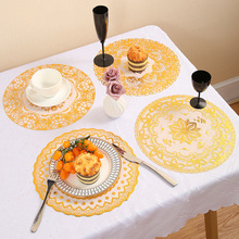 30cm餐垫杯垫桌垫桌布烫金桌布时尚创意桌布网红桌布批发