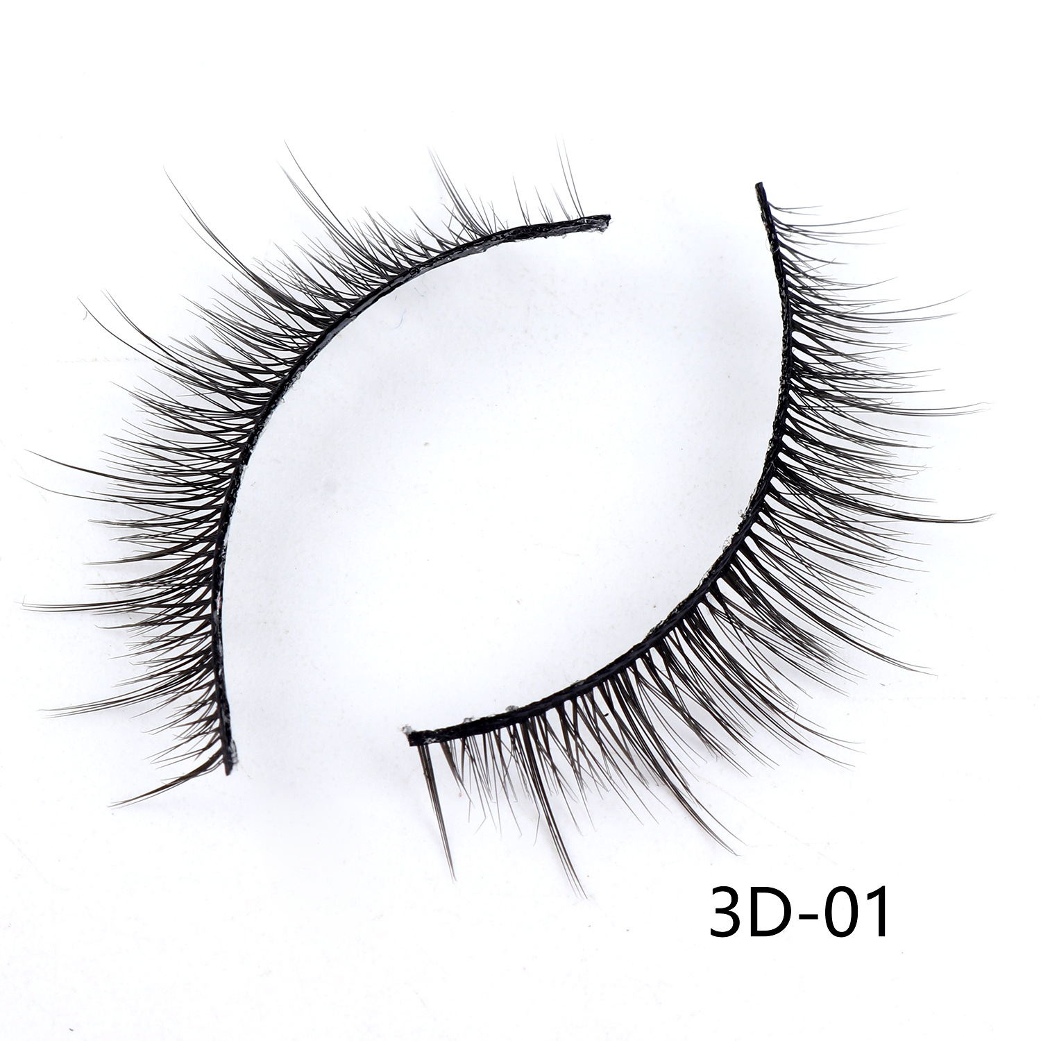 Natural Short Five Pairs Pack Eyelash Black Stem Slim Model Little Devil Eyelashes 3D Eyelash Set Wholesale