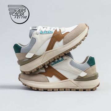 飞跃春款运动鞋老爹鞋女款新款春季百搭球鞋港风透气舒适阿甘鞋子