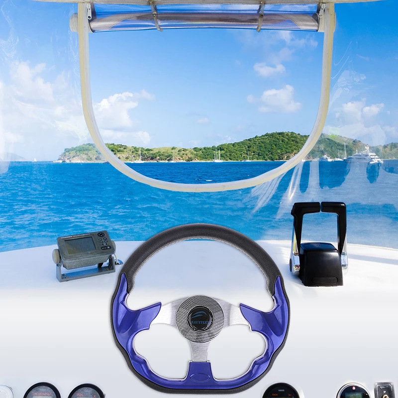 方向盘船外机方向舵快艇游艇路亚艇船用型机械运动进口橡皮艇豪华