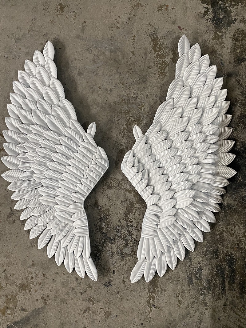 工业风翅膀服装店墙面装饰创意挂件网红餐厅酒吧背景墙布景装饰品